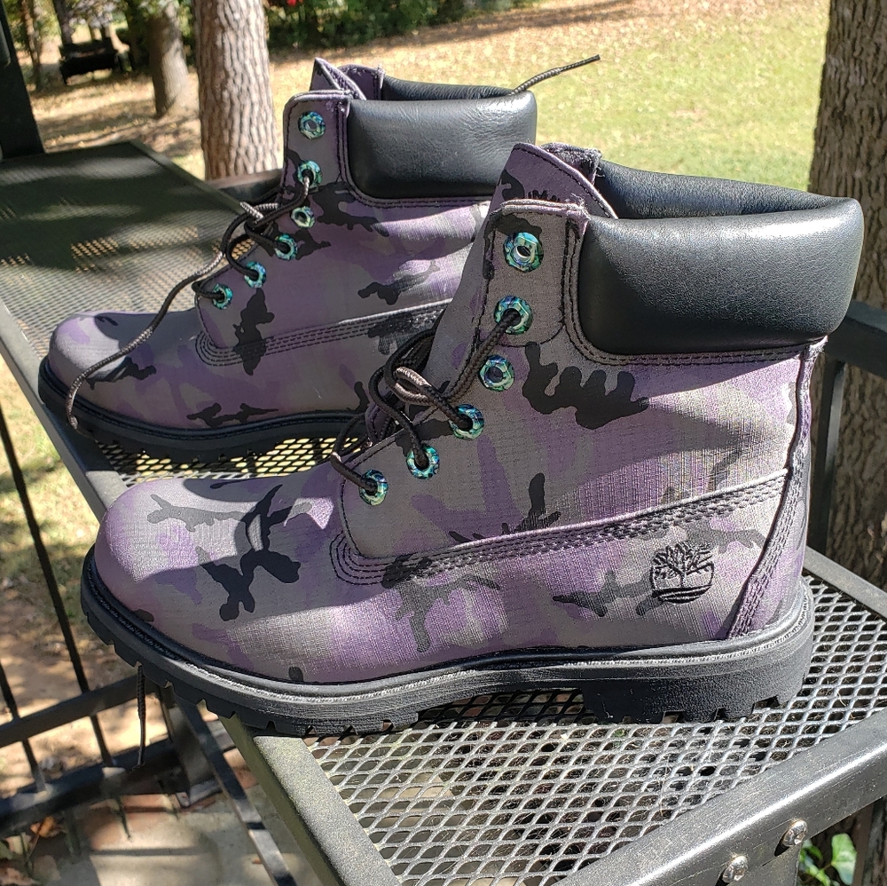 Camo timberlands